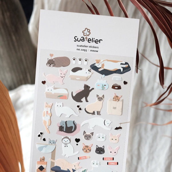 Suatelier 1093 Meow Sticker
