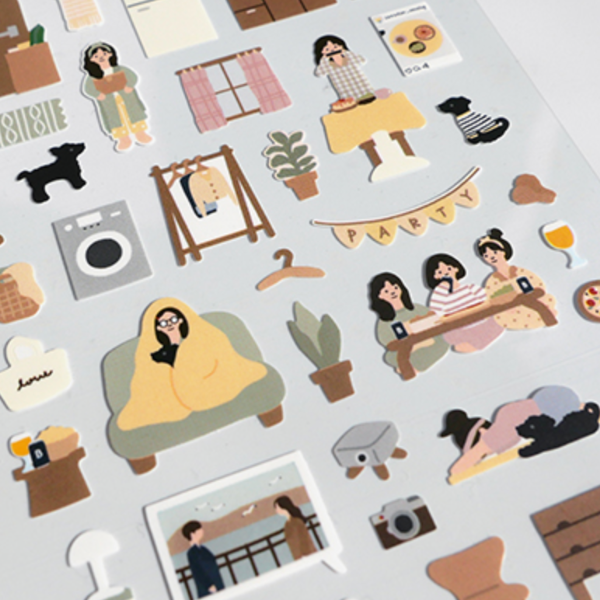 Suatelier 1104 Vlog Home Sticker