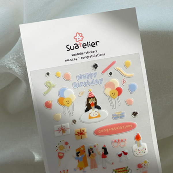 Suatelier 1114 Congratulations Sticker