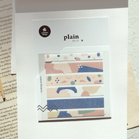 Suatelier 1620 Plain.16 Odd Shape Geometric in Stripe Sticker