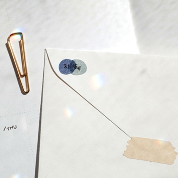 Suatelier 1621 Plain.17 Odd Shape Geometric Sticker