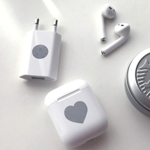 Suatelier 1642 Plain.38 Gold & Silver Circle (L) Sticker