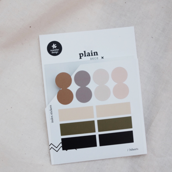 Suatelier 1647 Plain.43 Index Sticker