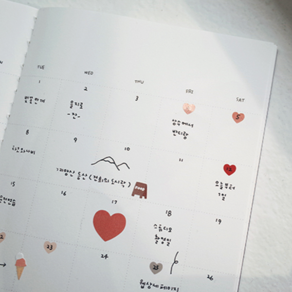 Suatelier 1655 Plain.51 Heart Sticker