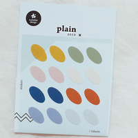 Suatelier 1660 Plain.56 Oval Sticker