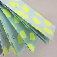 20-124 Subikiawa Japanese Mino Paper Memo Pad - Lemon