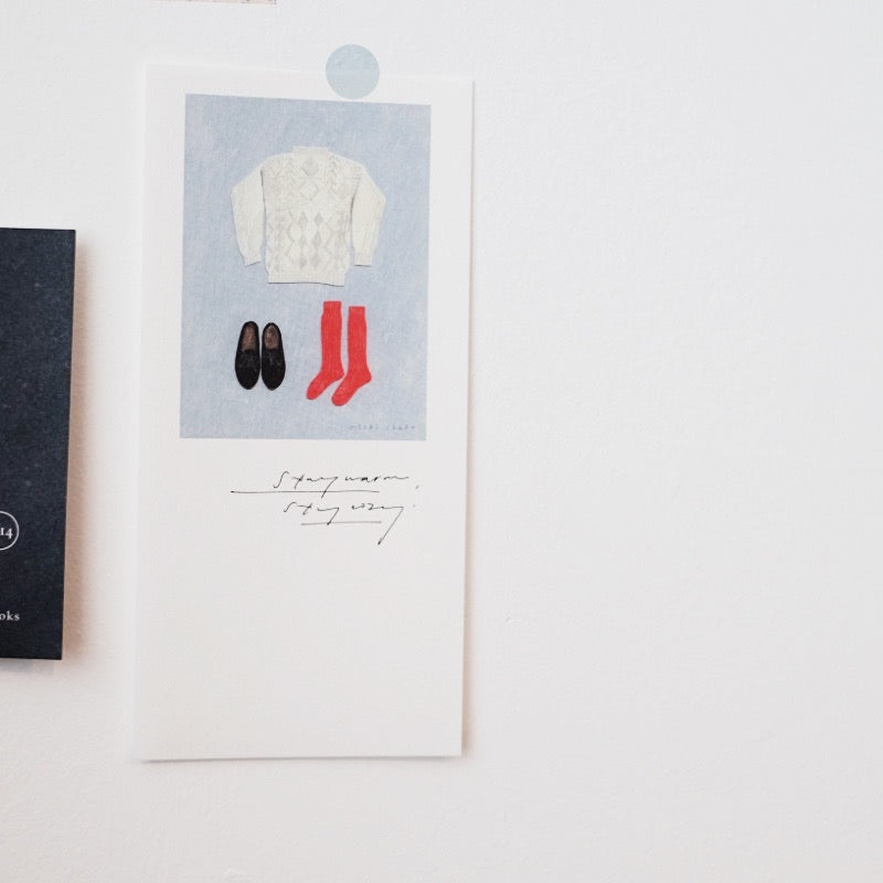 20-167 Nishi Shuku Japanese Mino Paper Memo Pad - Season