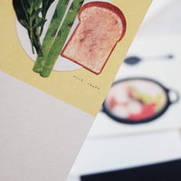 20-167 Nishi Shuku Japanese Mino Paper Memo Pad - Season