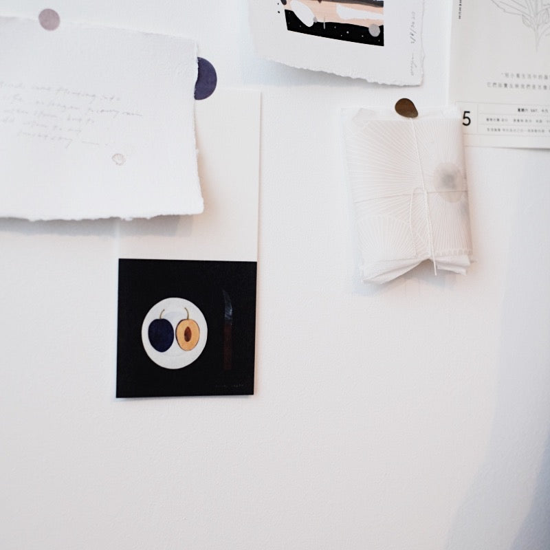 20-167 Nishi Shuku Japanese Mino Paper Memo Pad - Season