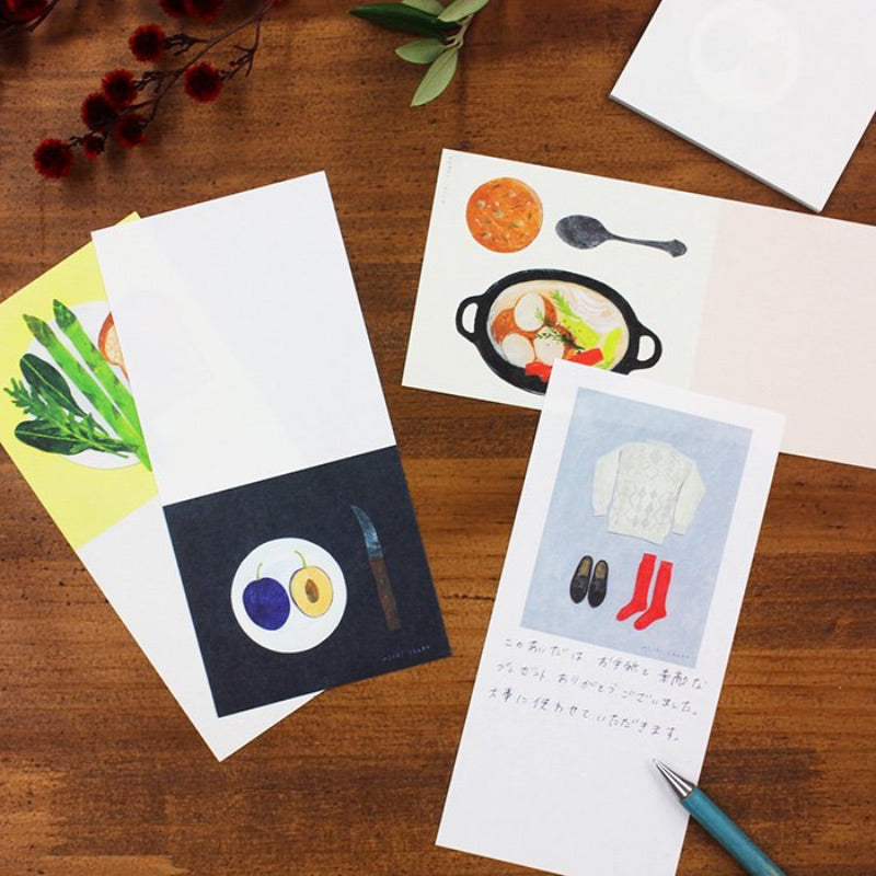 20-167 Nishi Shuku Japanese Mino Paper Memo Pad - Season