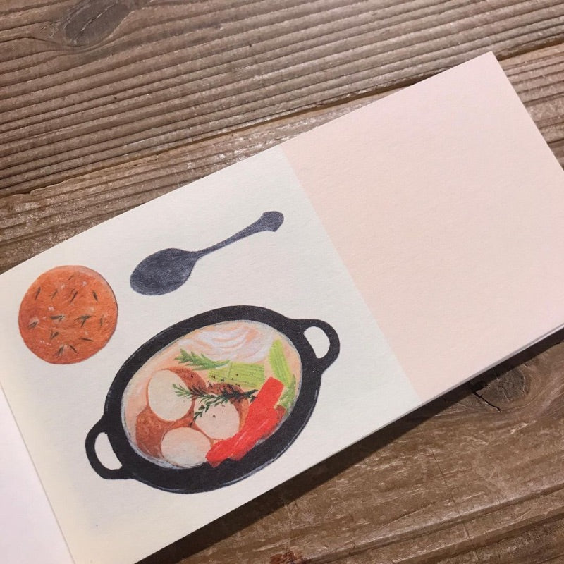 20-167 Nishi Shuku Japanese Mino Paper Memo Pad - Season