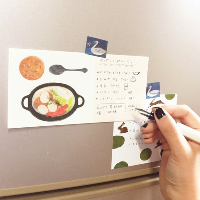 20-167 Nishi Shuku Japanese Mino Paper Memo Pad - Season