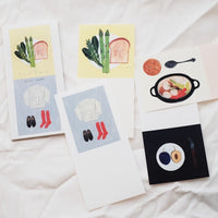 20-167 Nishi Shuku Japanese Mino Paper Memo Pad - Season