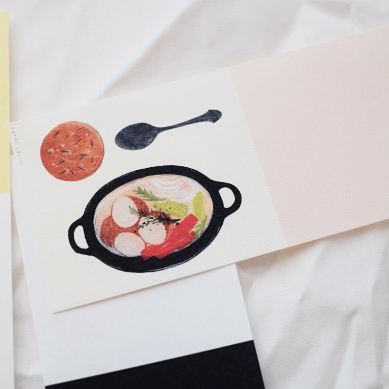 20-167 Nishi Shuku Japanese Mino Paper Memo Pad - Season