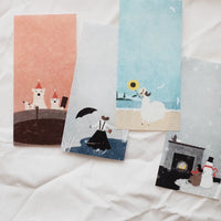 20-259 Akira Kusaka Japanese Mino Paper Memo Pad - Moderato