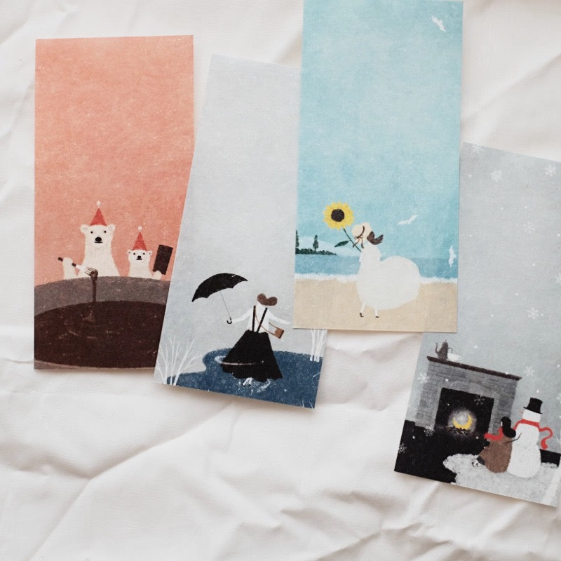 20-259 Akira Kusaka Japanese Mino Paper Memo Pad - Moderato