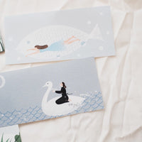 20-280 Nishi Shuku Japanese Mino Paper Memo Pad - Trip