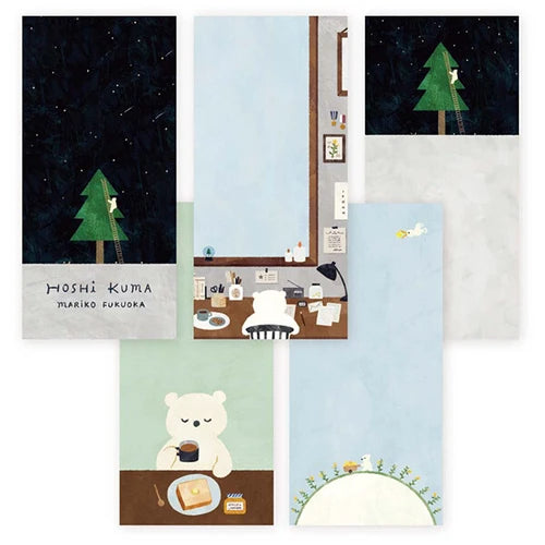 20418 Mariko Fukuoka Japanese Mino Paper - Hashi Kuma (Star Bear)_4