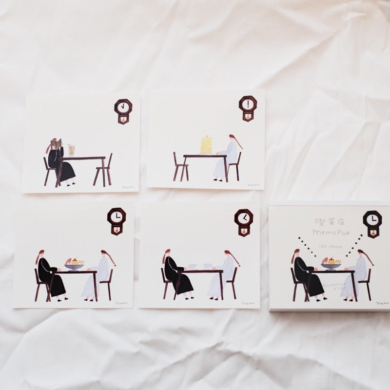 22-668 Nectie Memo Block - Coffee Shop