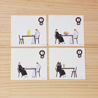 22-668 Nectie Memo Block - Coffee Shop