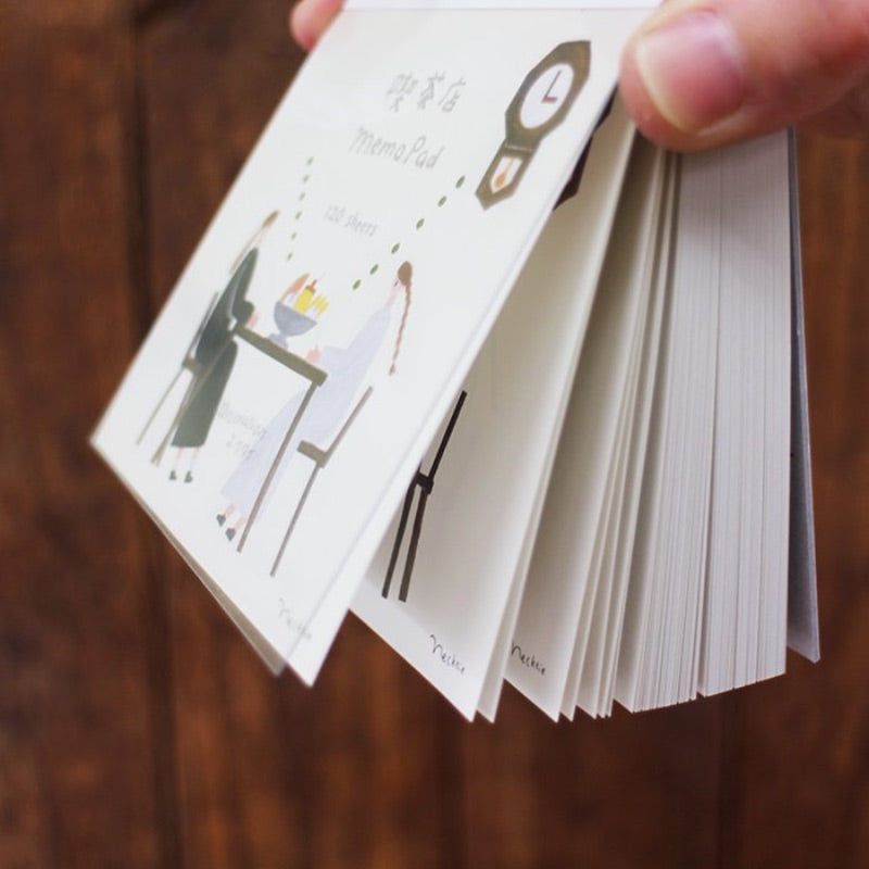 22-668 Nectie Memo Block - Coffee Shop