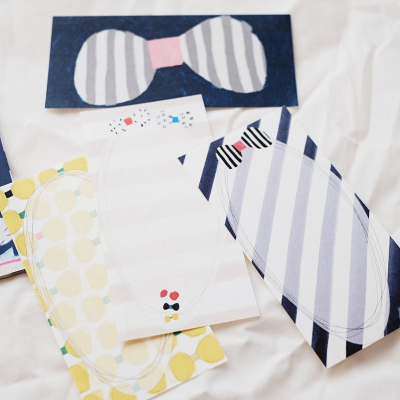 23-712 Subikiawa Japanese Mino Paper Memo Pad - Ribbon