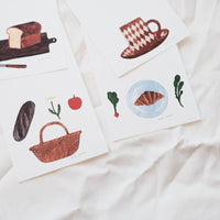 23-864 Nishi Shuku Japanese Mino Paper Memo Pad - Bread