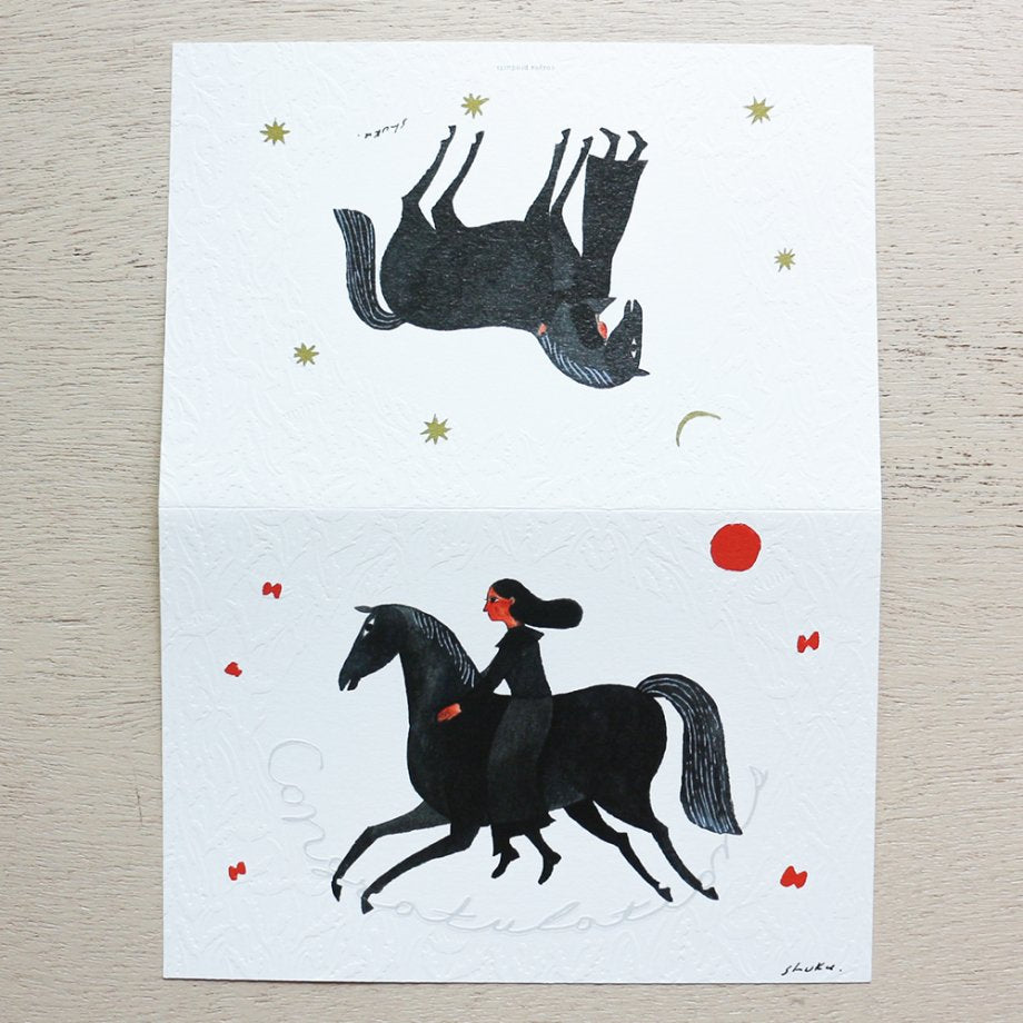 27048 西淑 Nishi Shuku Greeting Card Flower Garden_3