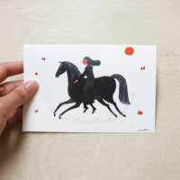 27048 西淑 Nishi Shuku Greeting Card Flower Garden_4