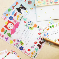 Aiko Fukawa Letter Pad - Cat and onepiece