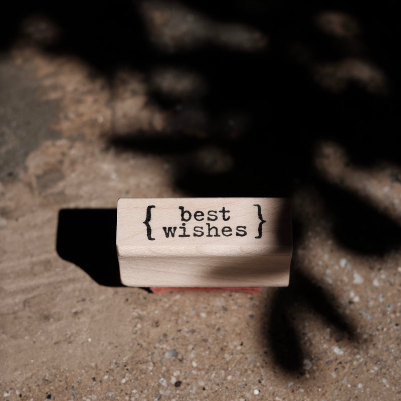 Catslife Press Rubber Stamp - Best wishes