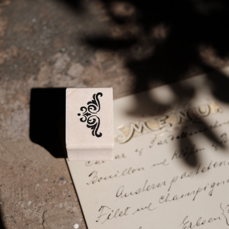 Catslife Press Rubber Stamp - Cursive Bracket symbol