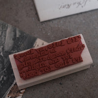Catslife Press Rubber Stamp - It's late darling