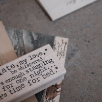 Catslife Press Rubber Stamp - It's late darling