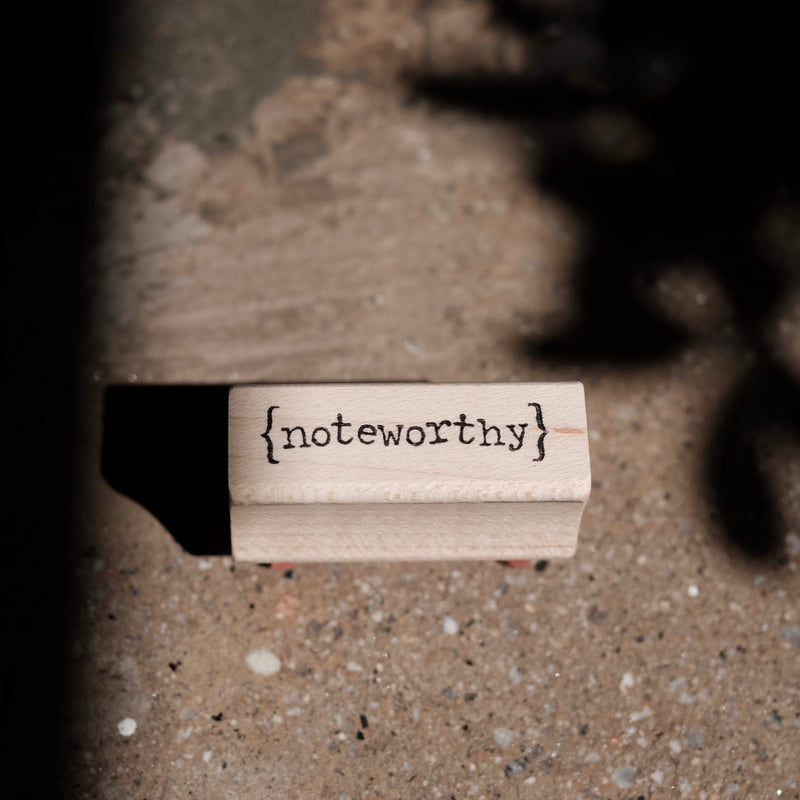 Catslife Press Rubber Stamp - Noteworthy