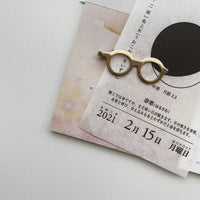 Clife Brass Clip - Glasses