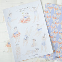 Dodolulu The Stripped Swimsuit - Sticker | 貼紙組-條子泳衣1