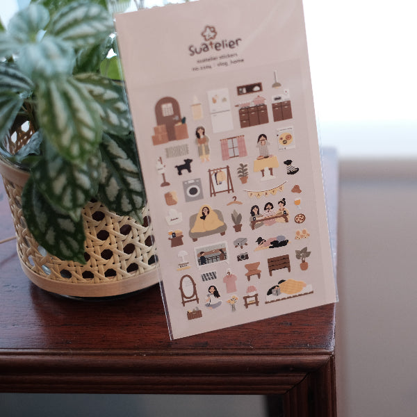 Suatelier 1104 Vlog Home Sticker