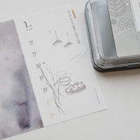 Shachihata Iromoyo Ink Pads Grey 銀鼠色