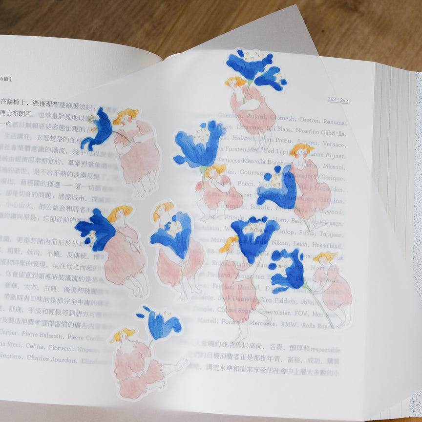 Dodolulu Some Blue Flowers - Sticker