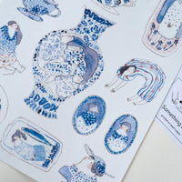 Dodolulu Something Blue - Sticker | θ²Όη΄η΅-θθ²η6