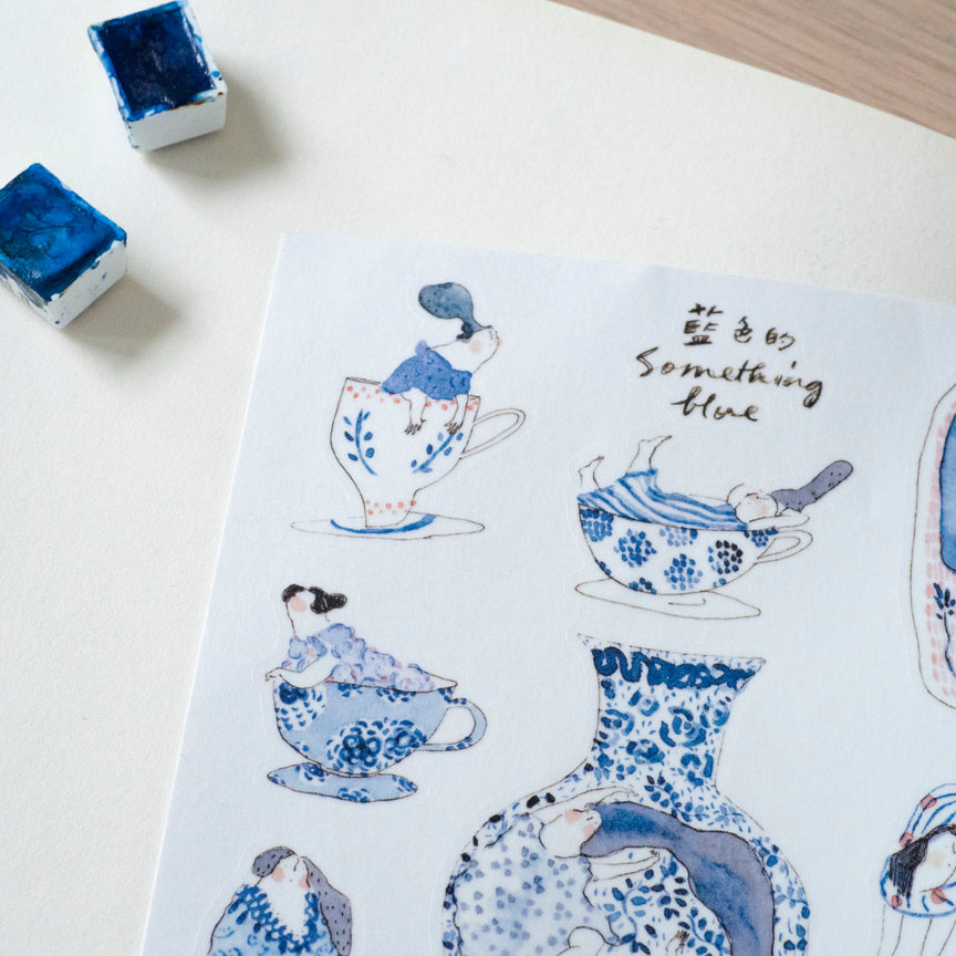 Dodolulu Something Blue - Sticker | θ²Όη΄η΅-θθ²η6