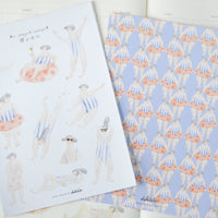 Dodolulu The Stripped Swimsuit - Sticker | 貼紙組-條子泳衣1