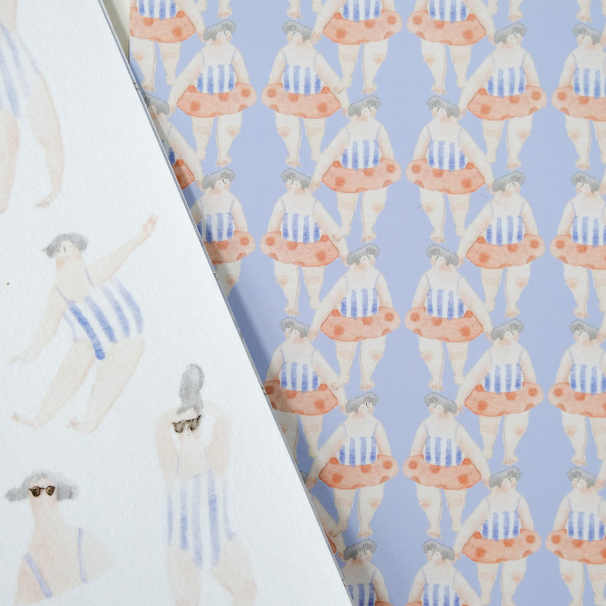 Dodolulu The Stripped Swimsuit - Sticker | 貼紙組-條子泳衣5