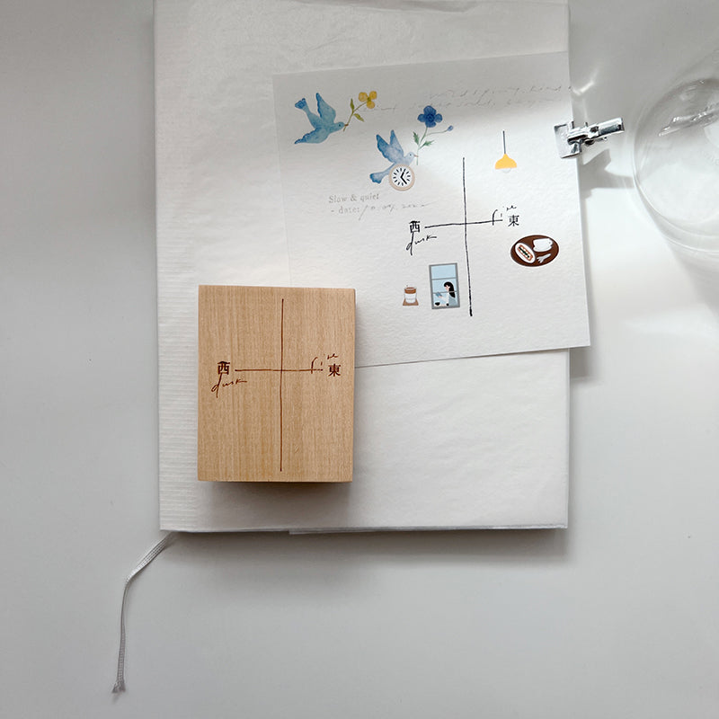 东西 東西印章 PC Rubber Stamp - Find your Compass