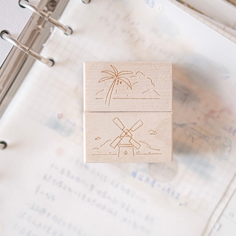 苔岛Mossland Rubber Stamp - Have a Break