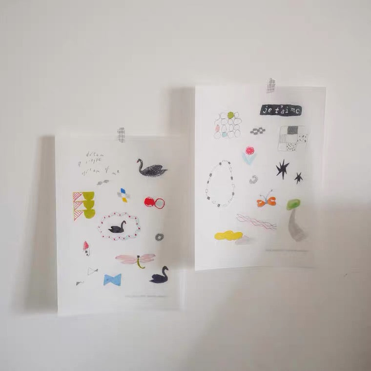 PeHo Design Stickers - Dream, Swan