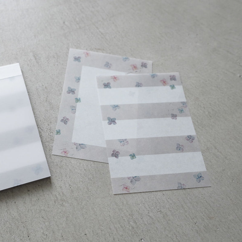 Yohaku Notepad M-029 Hydrangea