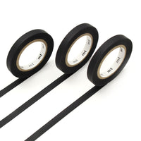 MTSLIM22 MT Slim 6mm Washi Tape Set J Matte Black