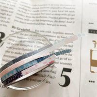 Maotu 3mm washi tape set (4 + 1 rolls) - Pattern 1 Rain